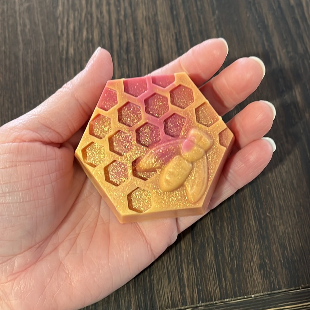 Raspberry Honey Handmade Soap - Picture 2 of 3